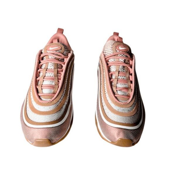NIKE Air Max 97 Ultra 17 "Metallic Rose Gold' Running Shoes Size 8.5 - Picture 4 of 9